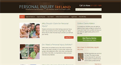 Desktop Screenshot of personalinjuryireland.com
